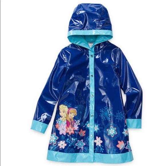 Disney Store Frozen Rain Jacket - Picture 1 of 5